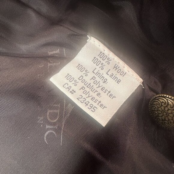 Icelandic Designs Wool Embroidered Jacket Women Floral Cottagecore Full Zip - Picture 5 of 16